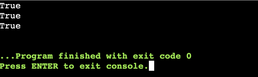 Python operators